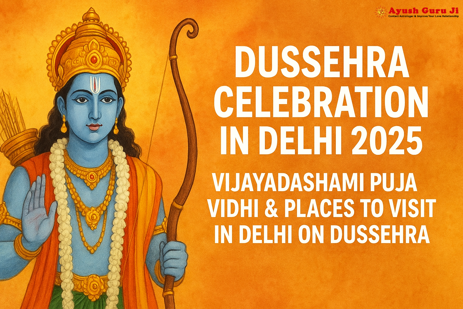 Dussehra Celebration in Delhi 2025: Vijayadashami Puja Vidhi & Places to Visit in Delhi on Dussehra